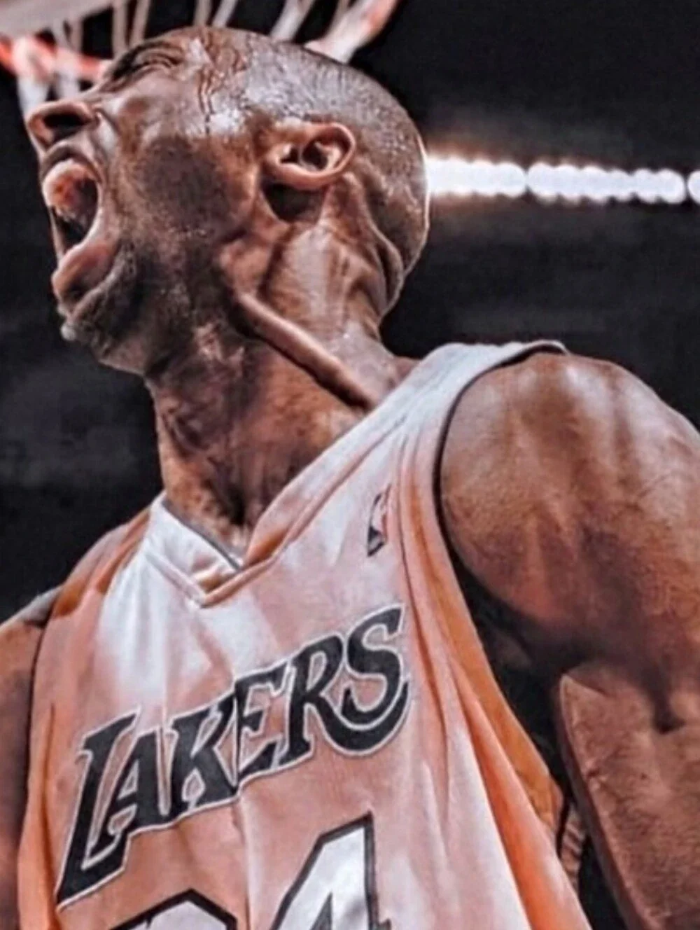 NEW!💯 KOBE BRYANT LAKERS 8.5x11 ULTRA GLOSSY VINTAGE CREATED BASKETBALL POSTER!